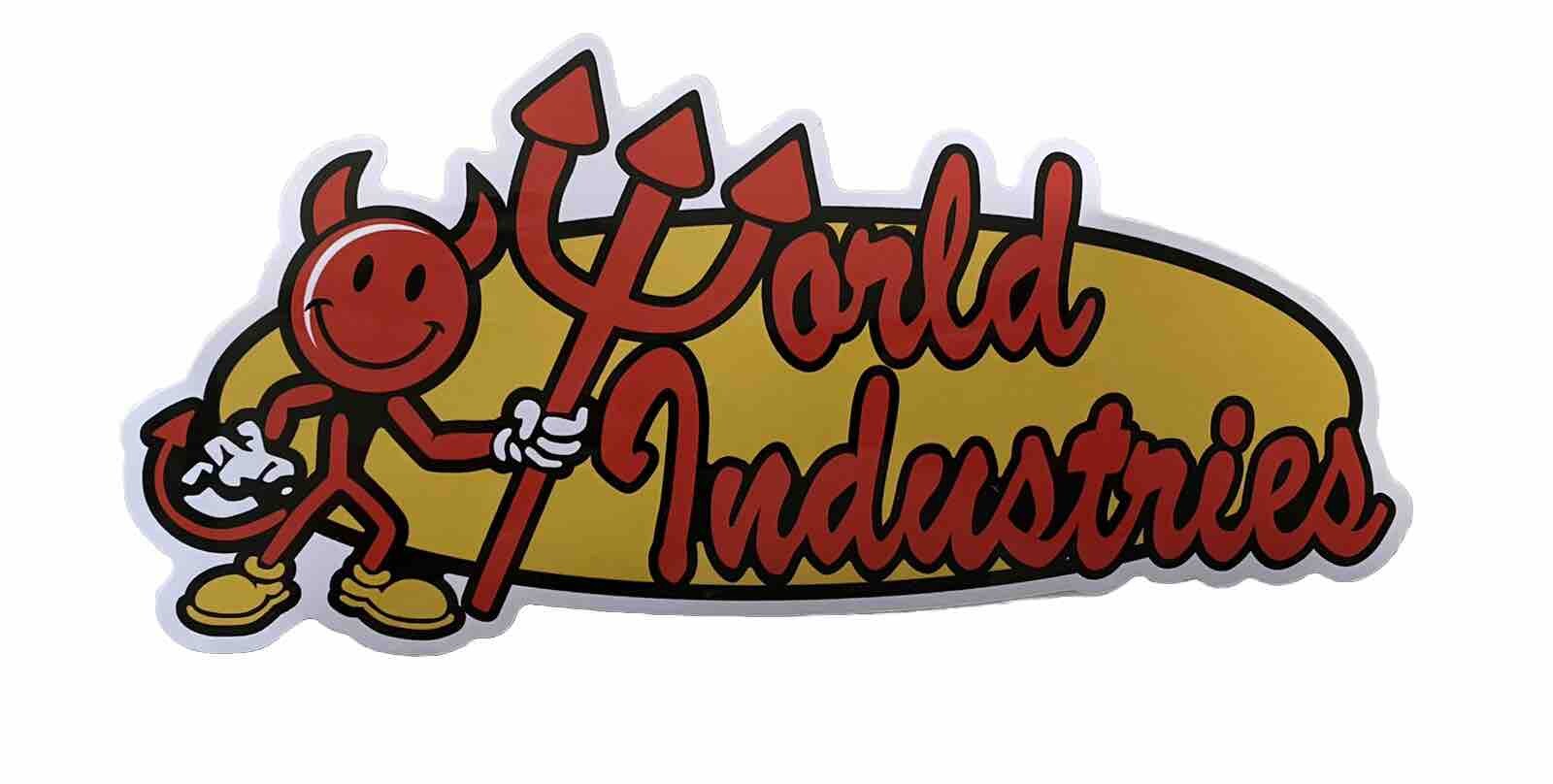 WORLD INDUSTRIES STICKER Set VINTAGE SKATEBOARD STICKER PLAN B Bones Alien Works