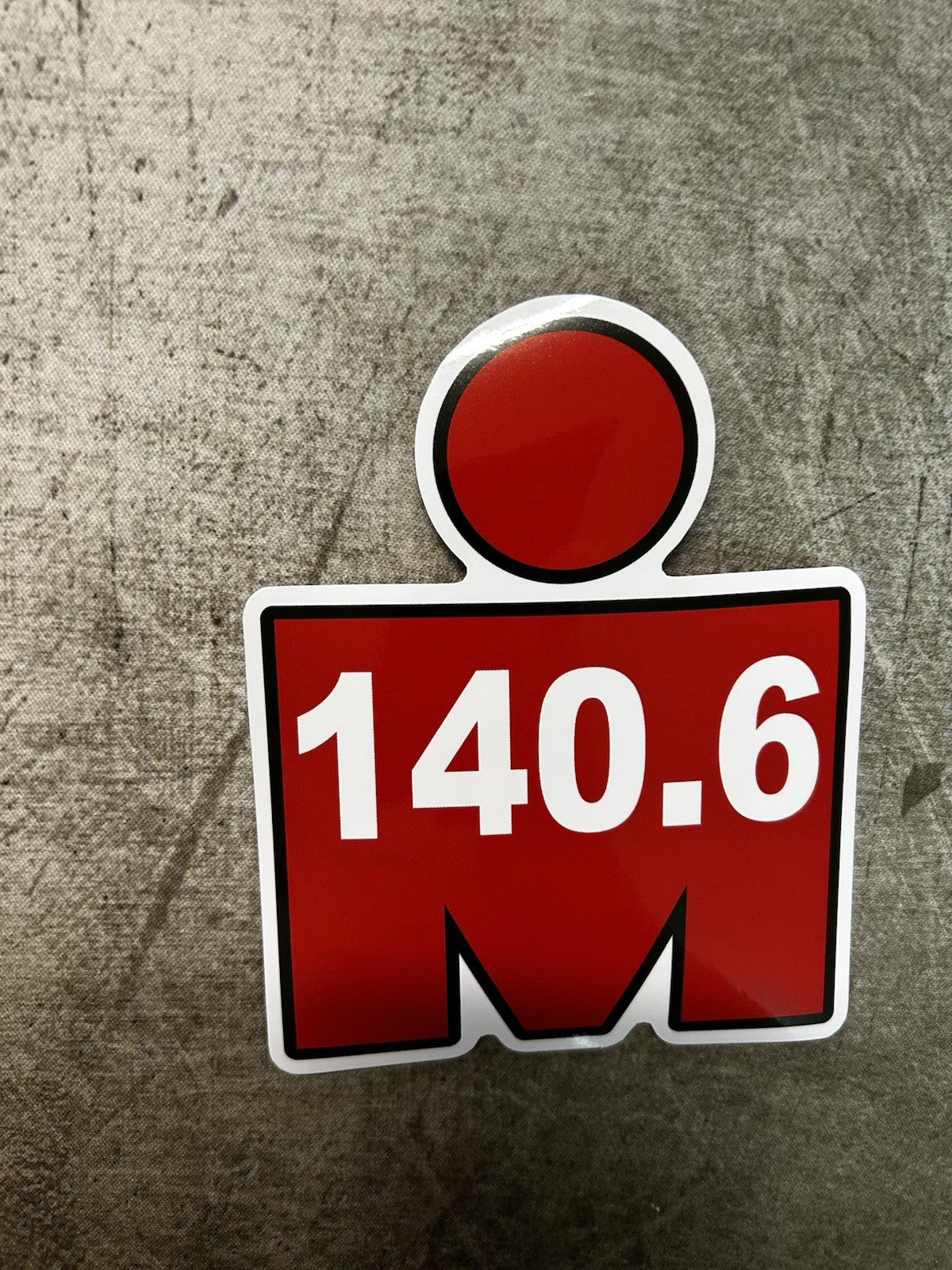 Ironman Sticker XL Set Of 2 Ironman 140.6 Running Stickers Cycling Swimming Race