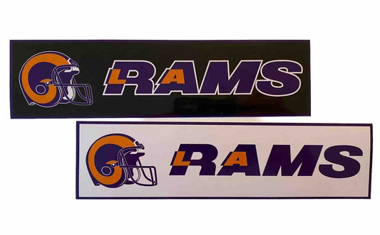 LA RAMS FOOTBALL STICKER Vintage RAMS Sticker NFL FOOTBALL STICKERS NFL VINTAGE