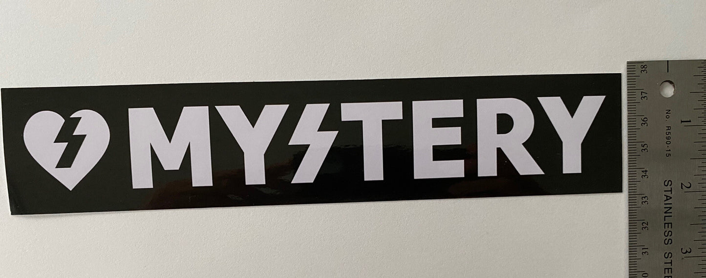 MYSTERY Skateboards Stickers Vintage Skateboard Powell Bones Santa Cruz Alien Wk