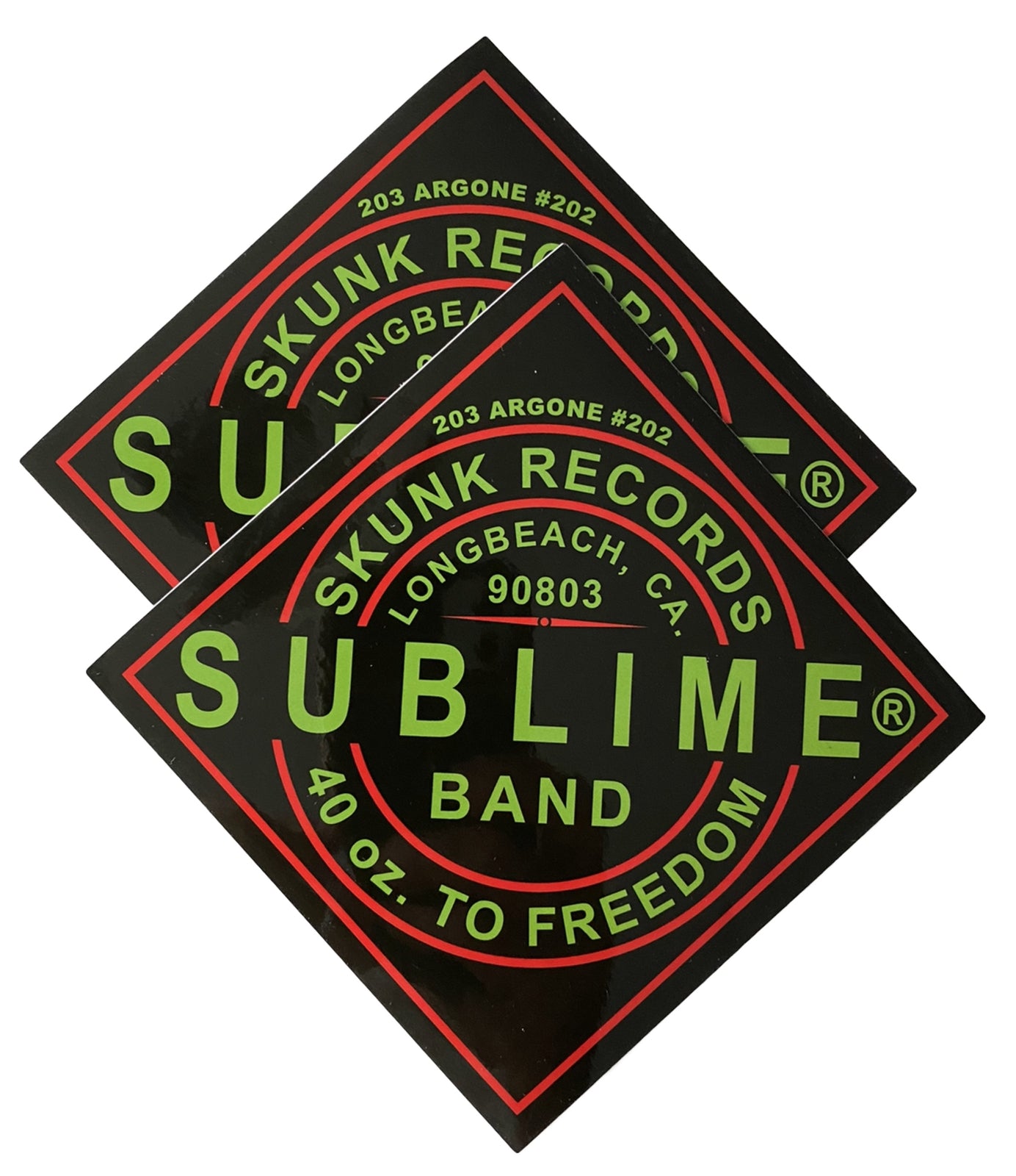 SUBLIME STICKER 40 Ounces to Freedom RARE VINTAGE SUBLIME BAND STICKER OC