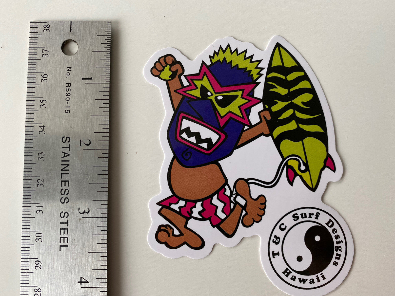 T&C Sticker Town Country Surf Decals Eddie Go Vissla Volcom Rip Curl O’Neill DGK