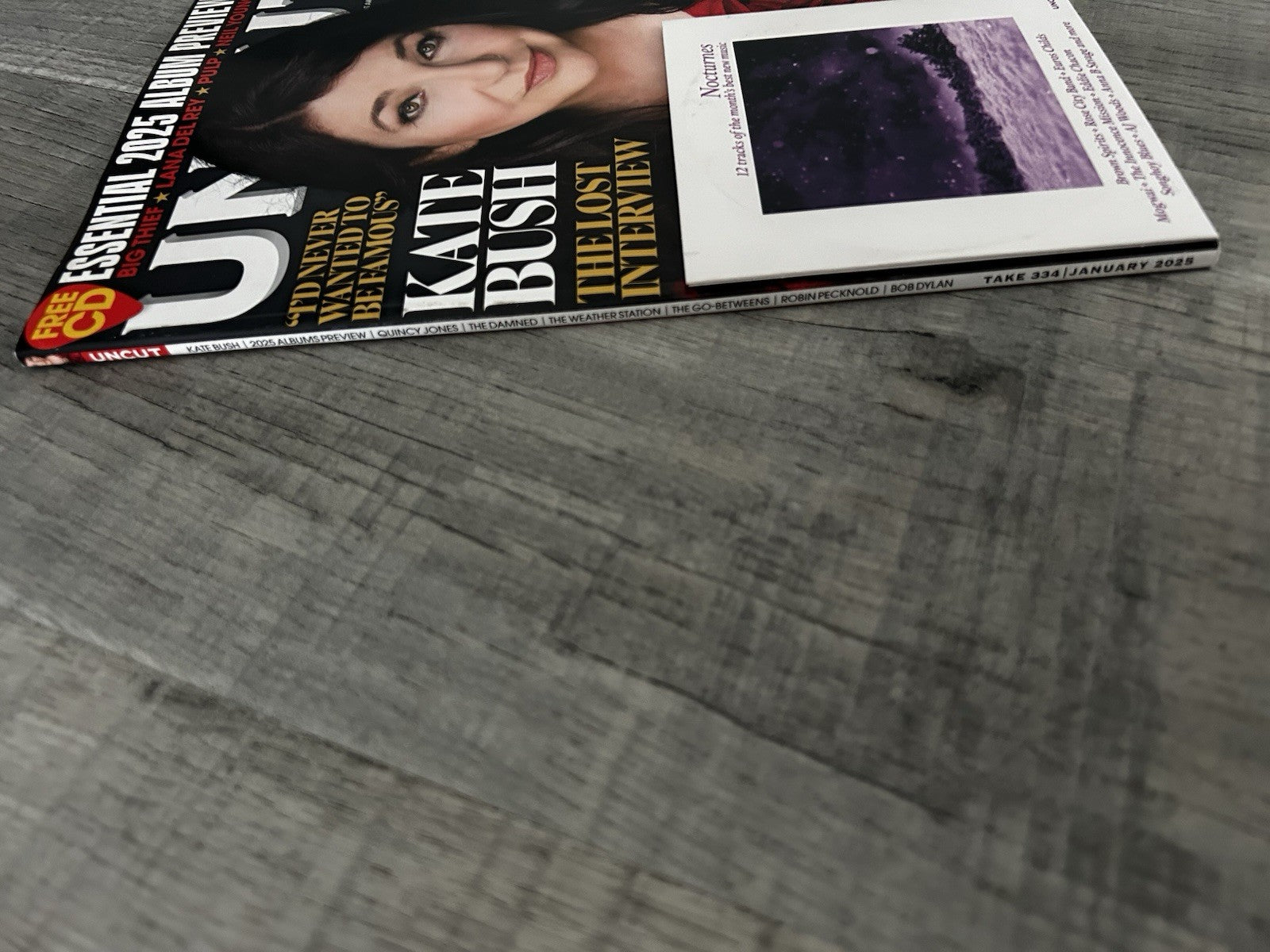 Uncut Magazine Take 334 January 2025 With CD 170 Reviews Kate Bush Bob Dylan