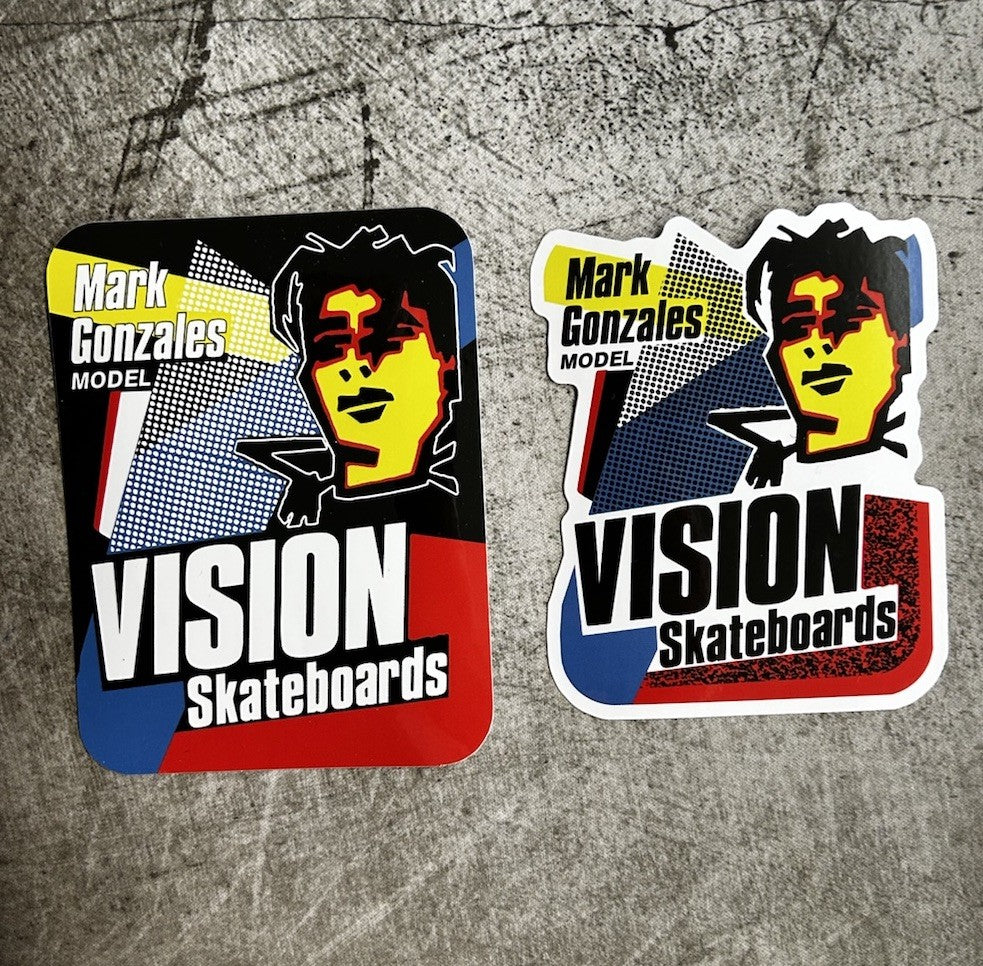 Mark Gonzalez Skateboard Stickers Vintage Skate Decals Vision Alien Girl Alva BB