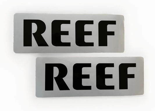 REEF STICKERS XL 9” TEAM Decal North face Oakley VOLCOM STONE Surfing Rvca