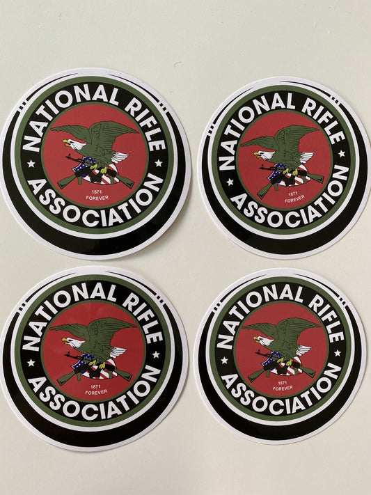 NRA Sticker Set 4” Glock Ruger 2nd Adm Gun Sticker Sig Sauer HK Ruger Remington