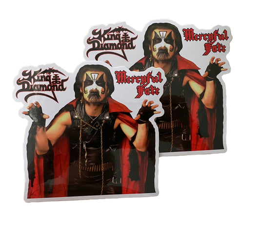 KING DIAMOND STICKER MERCYFUL FATE STICKER Waken HellFest Metallica DIO Priest 6
