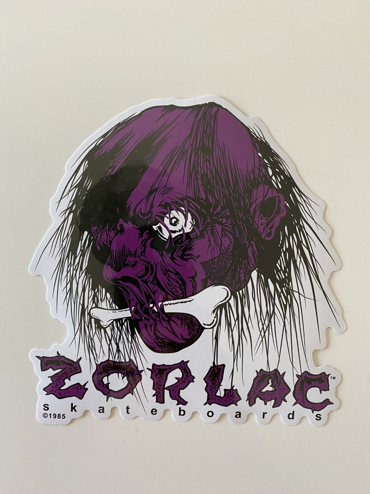 ZORLAC SKATEBOARDS STICKER SET 5 VINTAGE SKATEBOARD STICKER Bones Indy Flip Plan