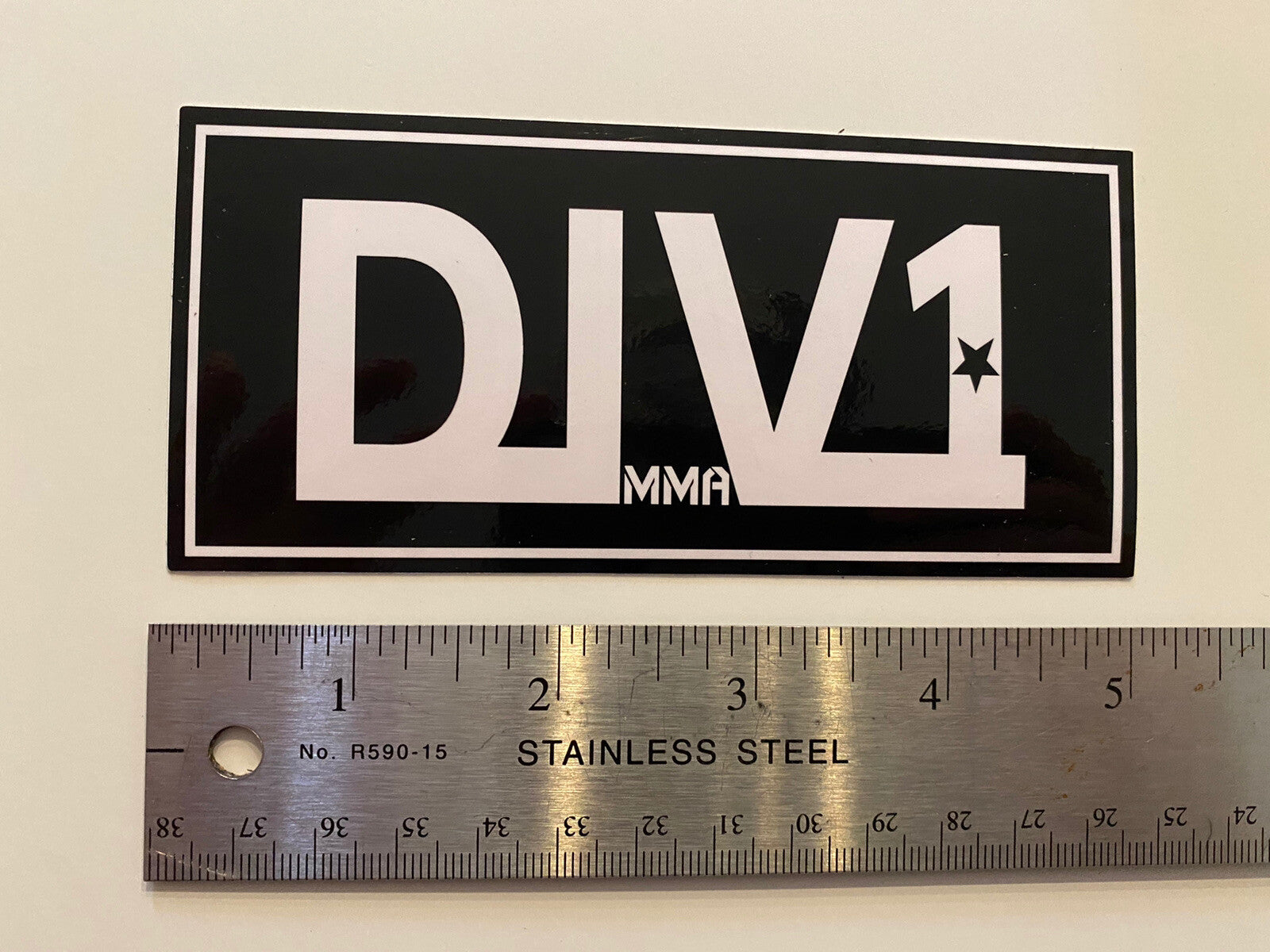 MMA STICKER UFC STICKER DIVISON ONE MMA JIU JITSU GRACIE BJJ WRESTLING BOXING LA