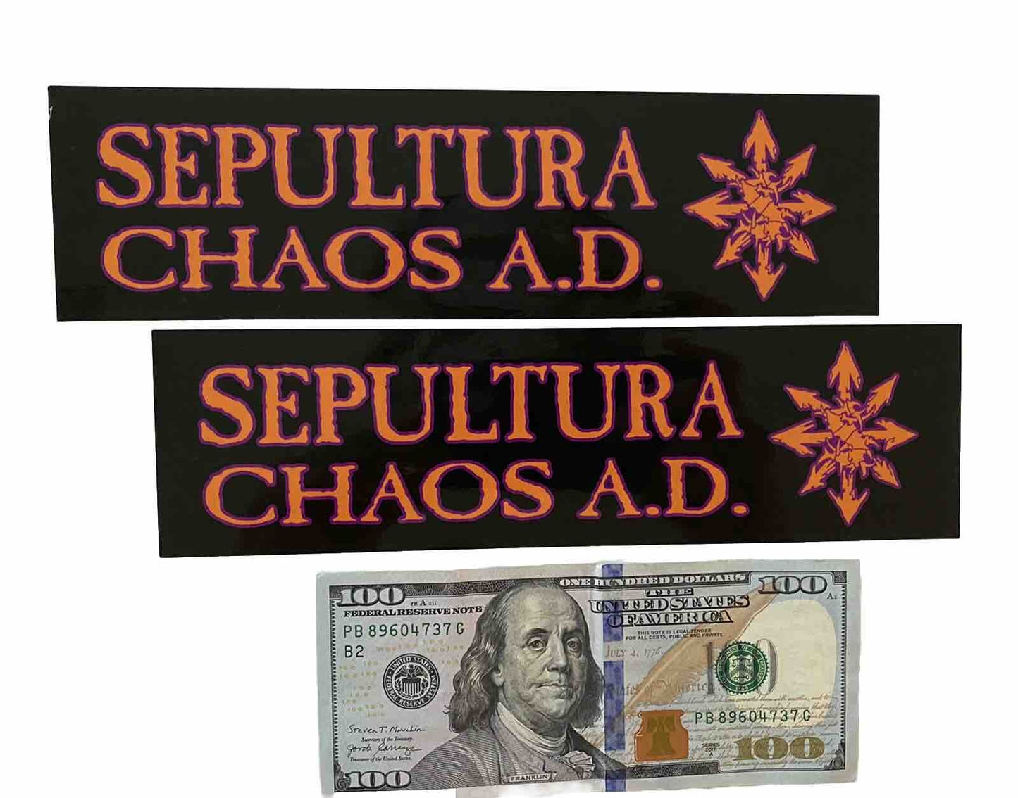 SEPULTURA STICKER SET SLAYER MAYHEM ROCK DECAL MUSIC DECALS METALLICA BRAZIL FCS