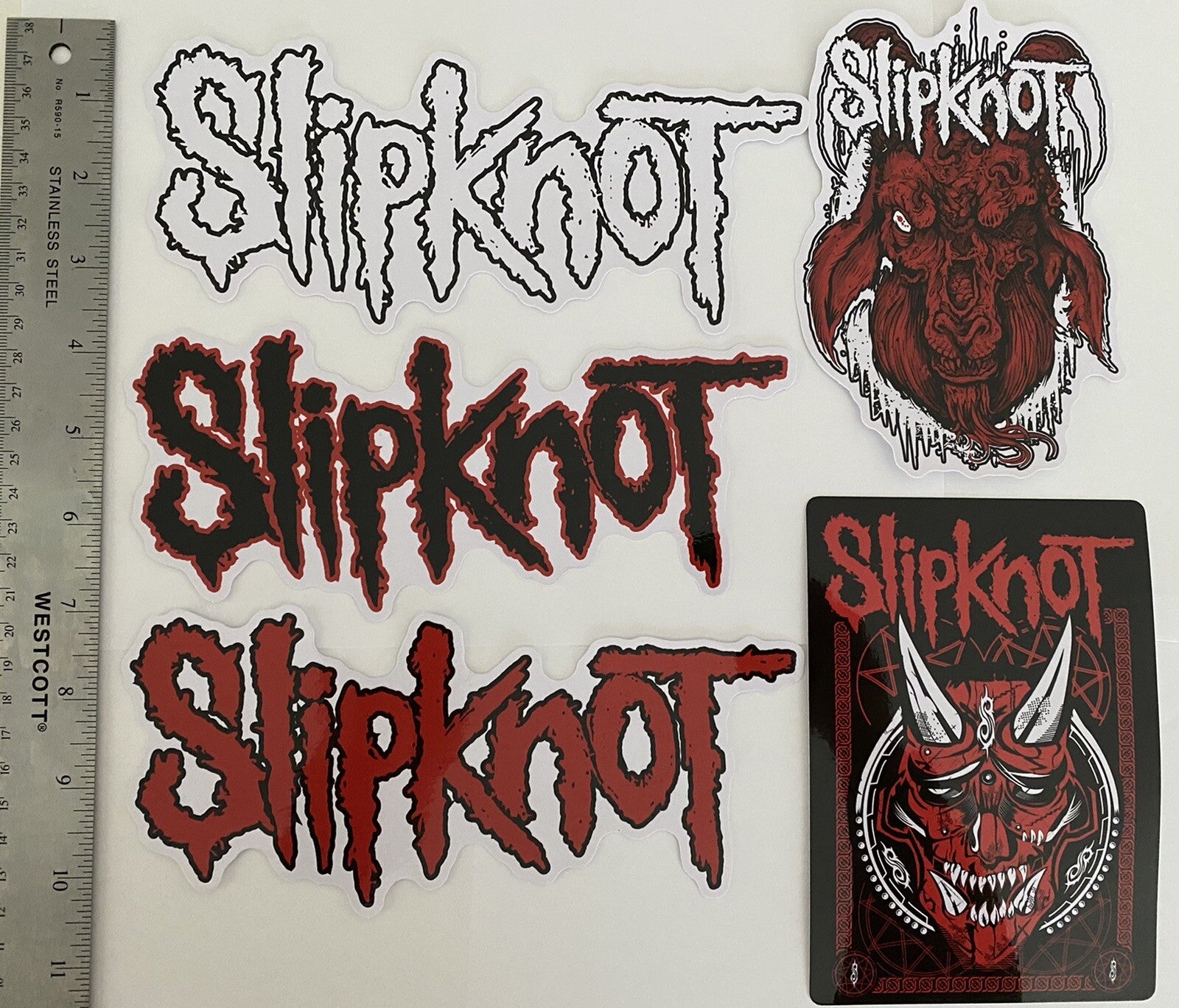 SLIPKNOT STICKER SET SLIPKNOT BAND STICKERS METALLICA Iron Maiden OZZY A7X Venom