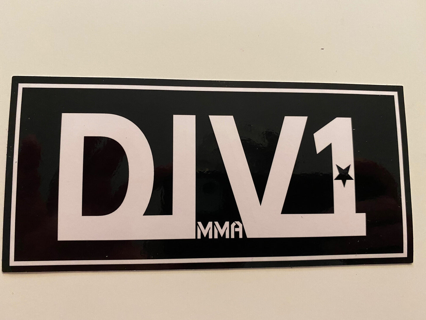 MMA STICKER UFC STICKER DIVISON ONE MMA JIU JITSU GRACIE BJJ WRESTLING BOXING LA