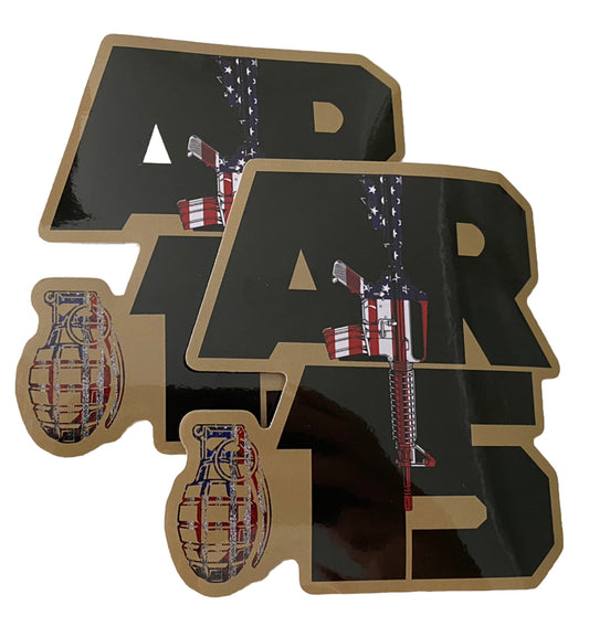 AR15 Stickers Gun Decals Remington Stickers M&P Decal Sig Sauer Ruger Colt Uzi 8