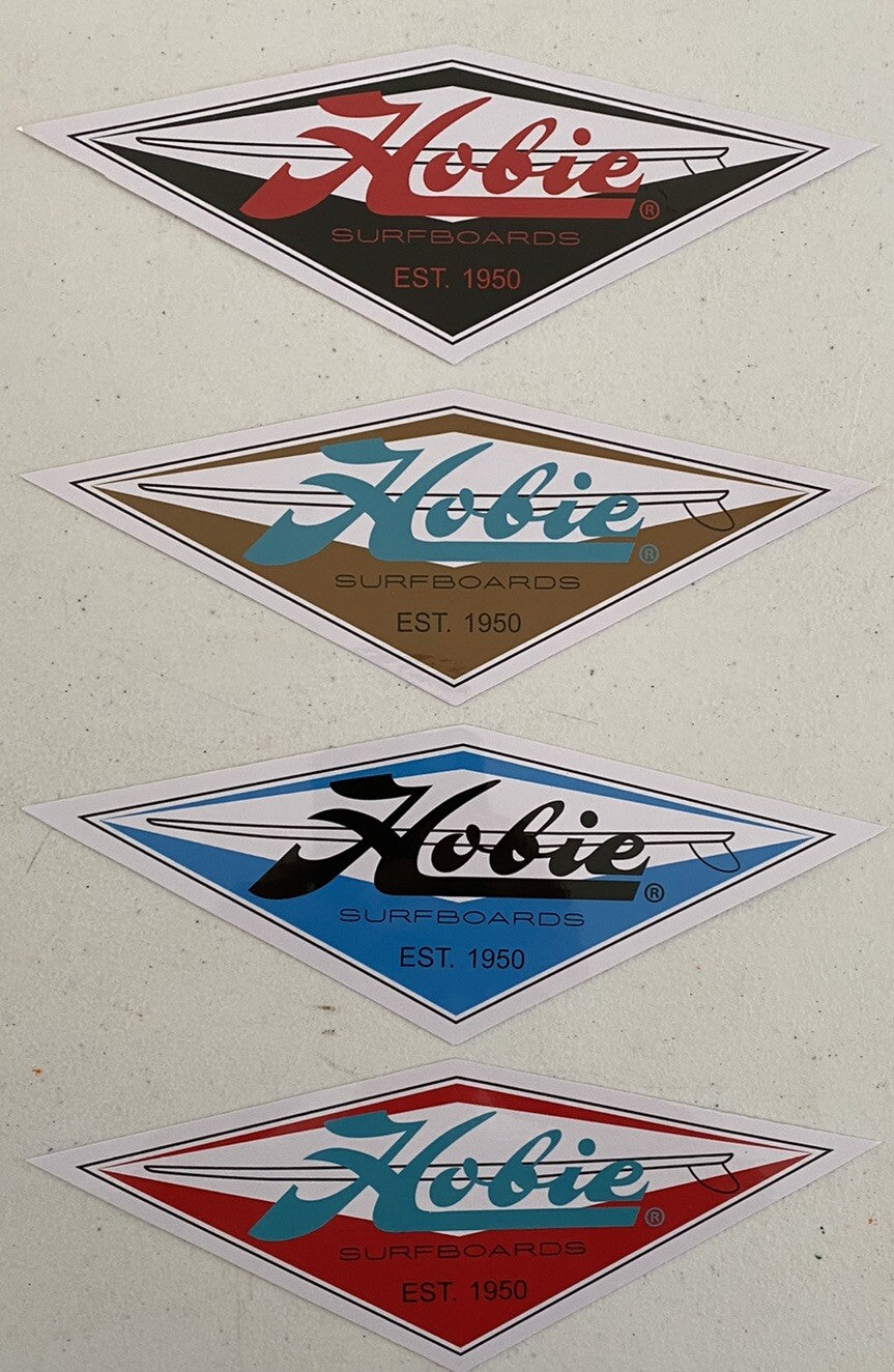 HOBIE Surfboards Sticker Set Bing SURF STICKER Longboard Surf Sticker Vans VTG