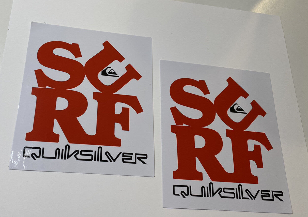 QUIKSILVER SURF STICKER SET MAYHEM VUORI Billabong RIP CURL Vintage Stickers