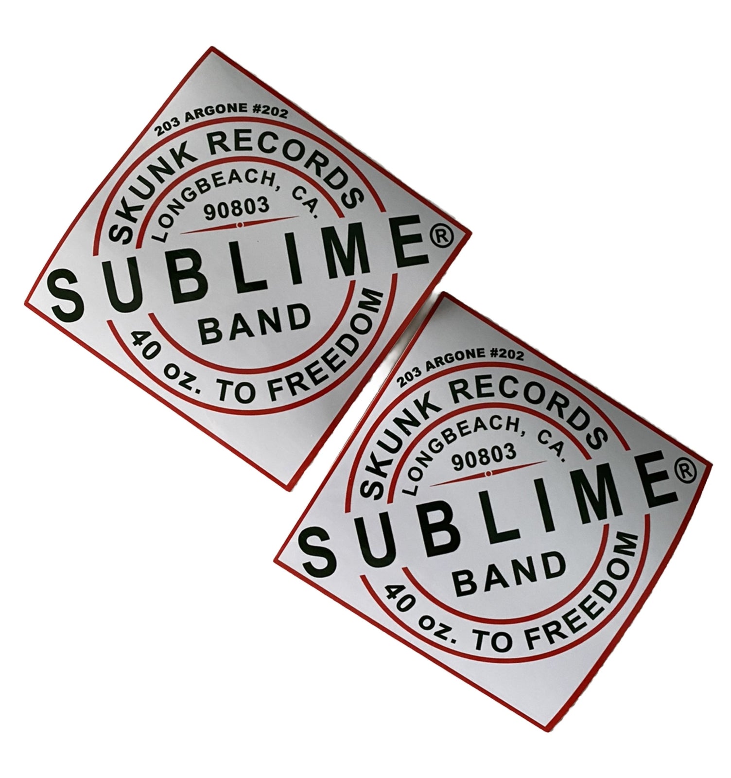 SUBLIME STICKER 40 Ounces to Freedom RARE VINTAGE SUBLIME BAND STICKER OC