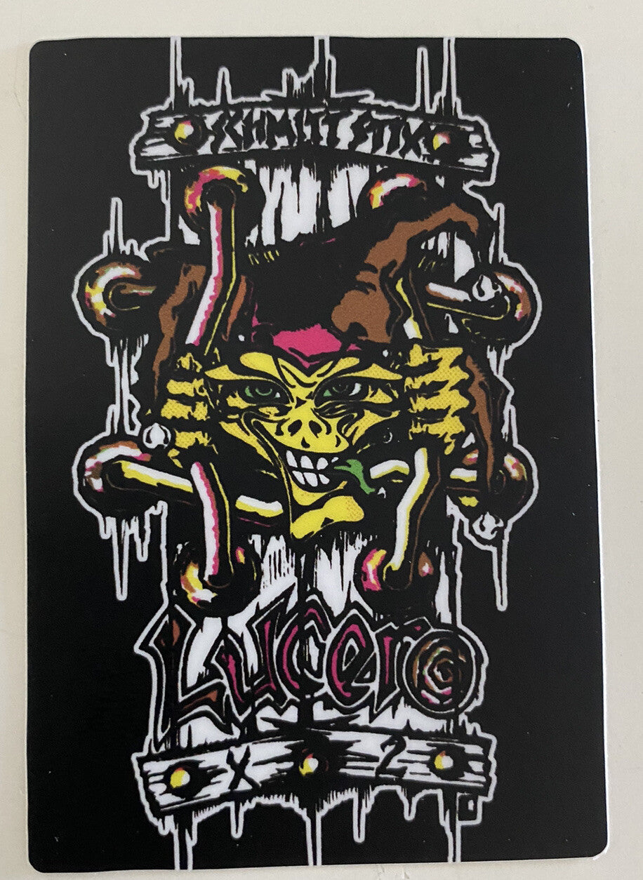JOHN LUCERO STICKER VINTAGE SKATEBOARD STICKER  SCHMITT STIX VISION BONES
