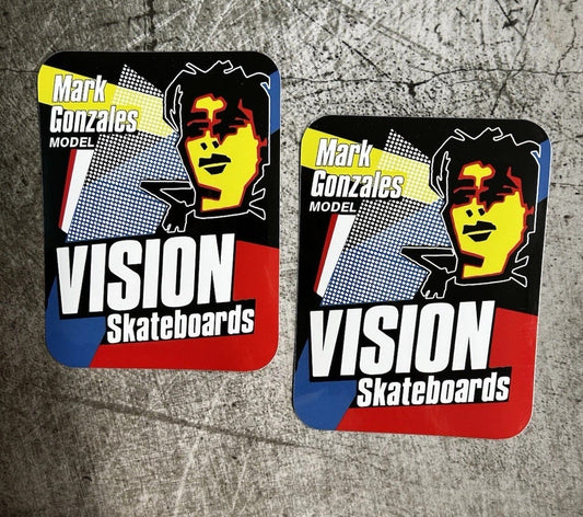 Vision Street Wear Vision Mark Gonzalez Skateboard Stickers Vintage Skate Decals