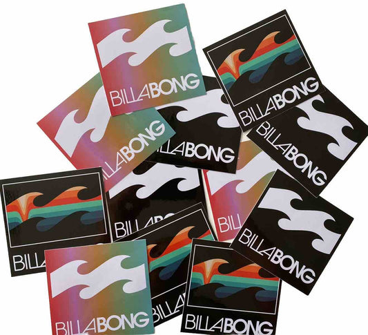 BILLABONG STICKERS 8 LOT REDBULL TEAM RVCA Volcom STICKER Monster RIP CURL