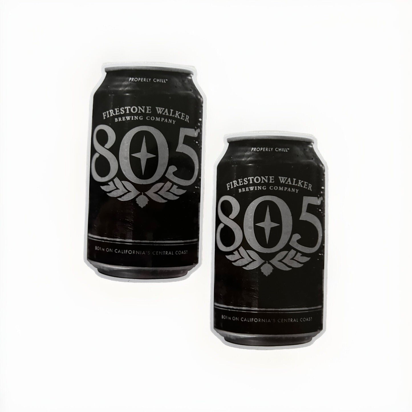 805 Beer Can Stickers VANS Volcom Stone Bones Nascar Motox Hunting Camping Shame