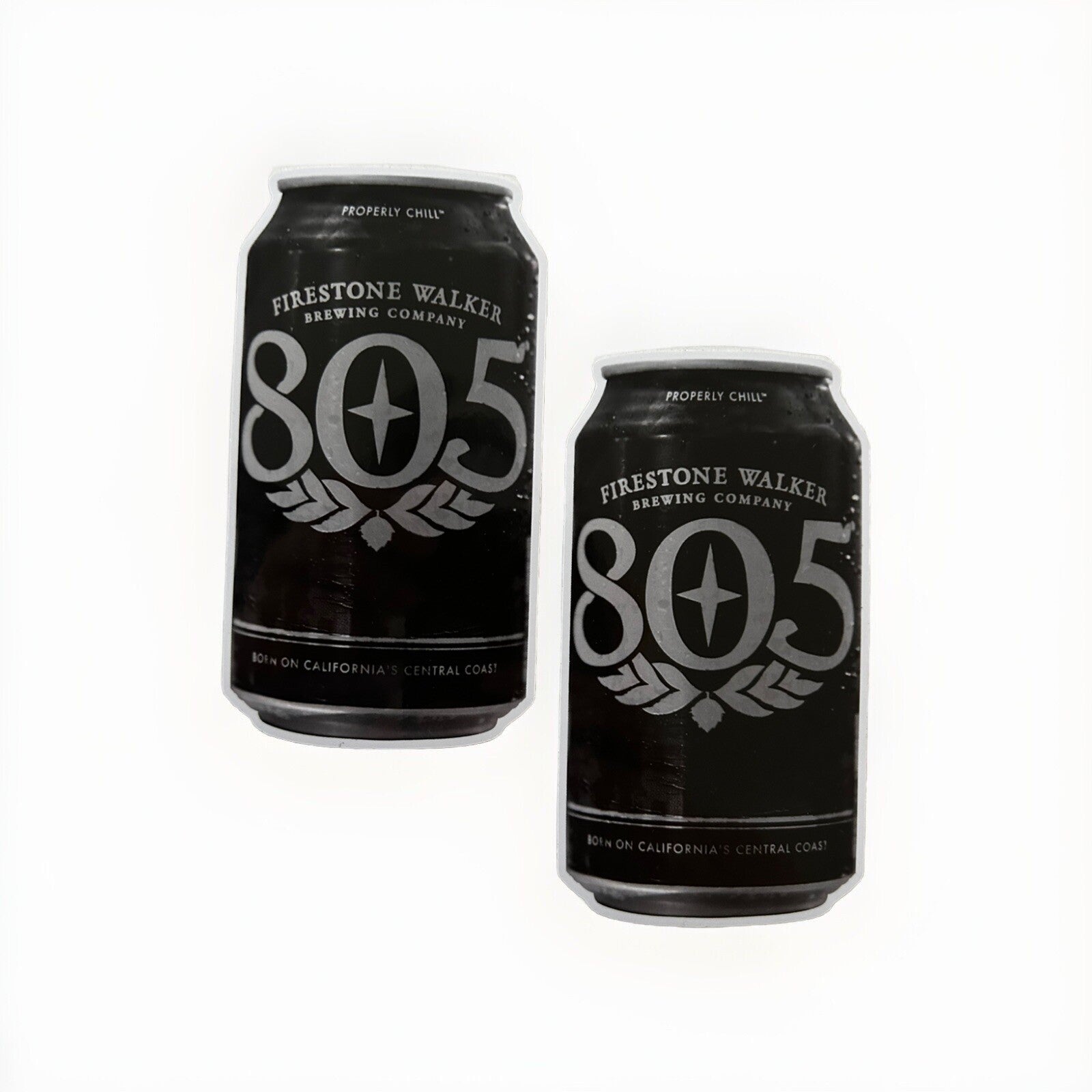 805 Beer Can Stickers VANS Volcom Stone Bones Nascar Motox Hunting Camping Shame