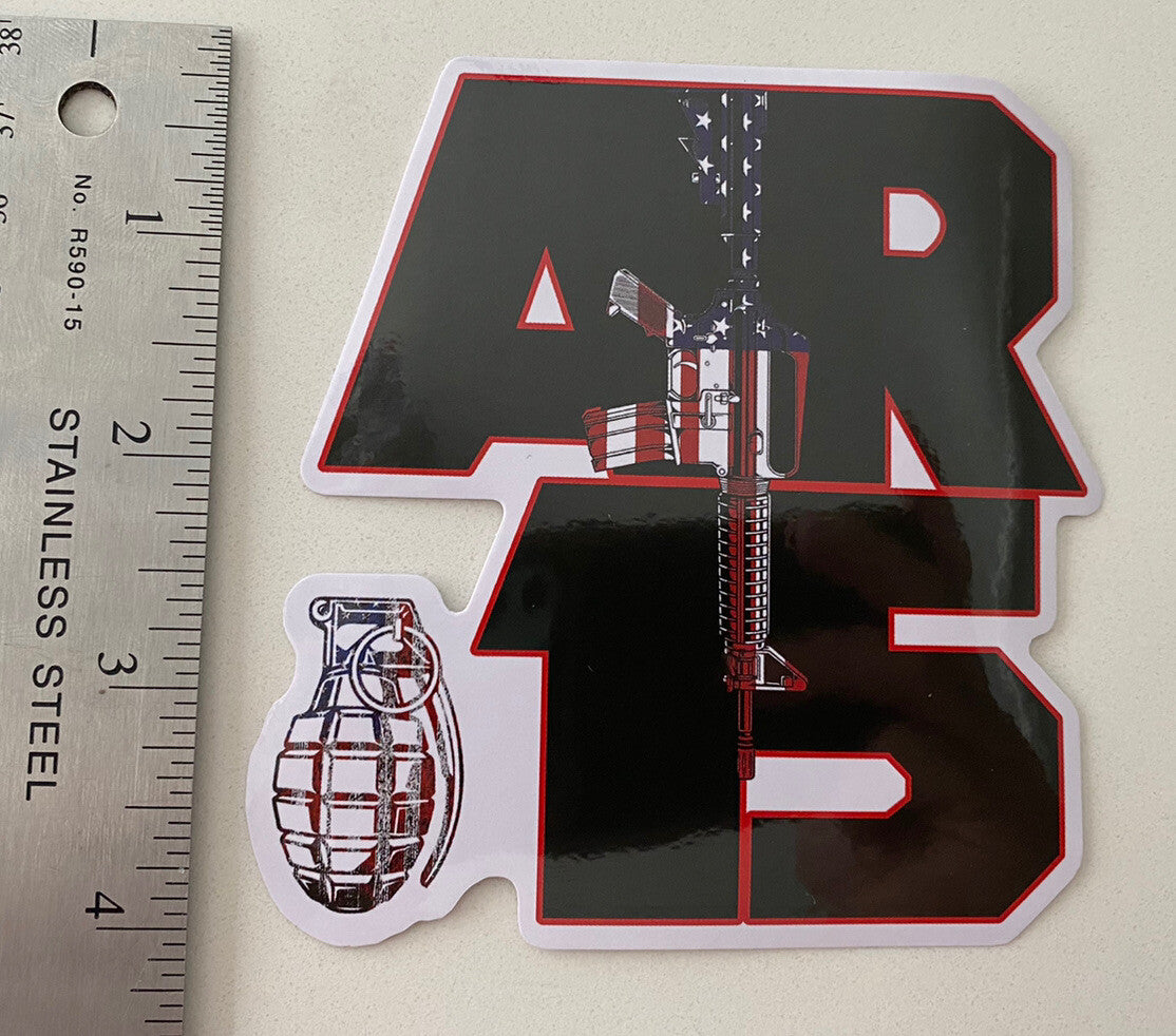 AR15 Stickers Gun Decals Remington Stickers M&P Decal Sig Sauer Ruger Colt Uzi 8