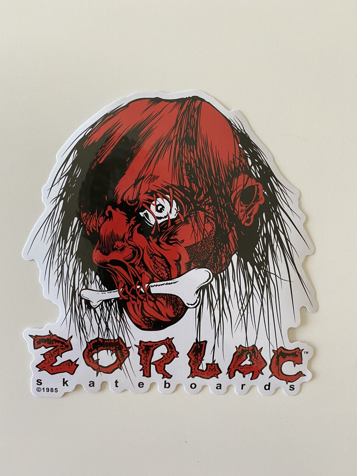 ZORLAC SKATEBOARDS STICKER SET 5 VINTAGE SKATEBOARD STICKER Bones Indy Flip Plan