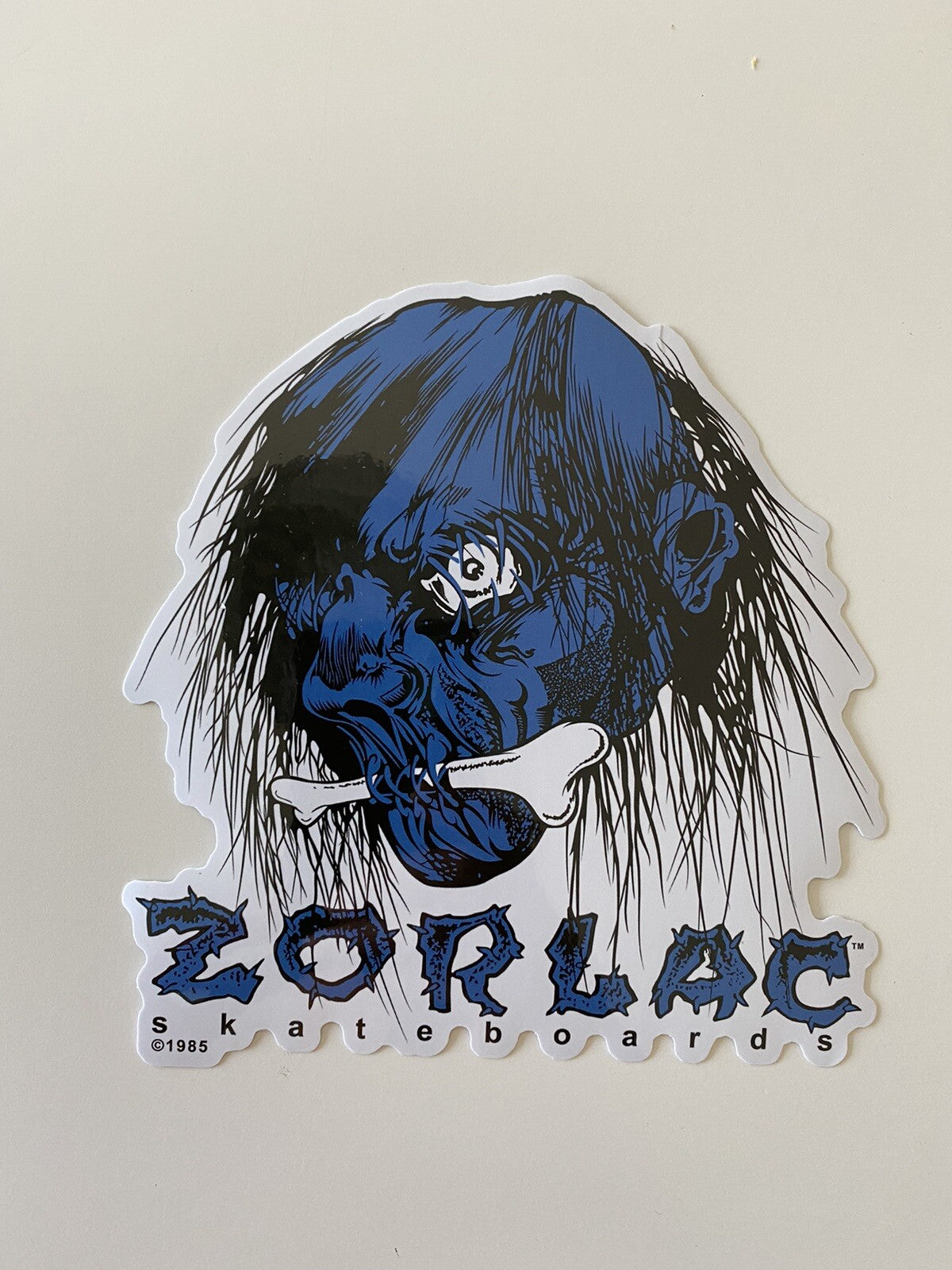ZORLAC SKATEBOARDS STICKER SET 5 VINTAGE SKATEBOARD STICKER Bones Indy Flip Plan