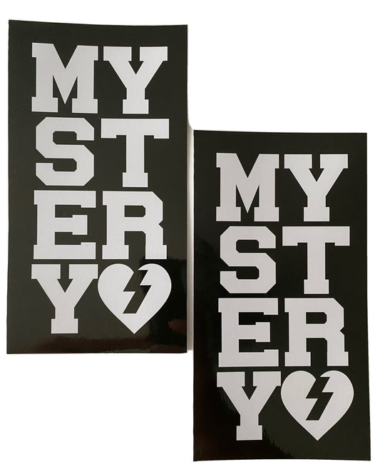 MYSTERY Skateboards Sticker Set Mystery Sticker Vintage Skateboard Sticker Real
