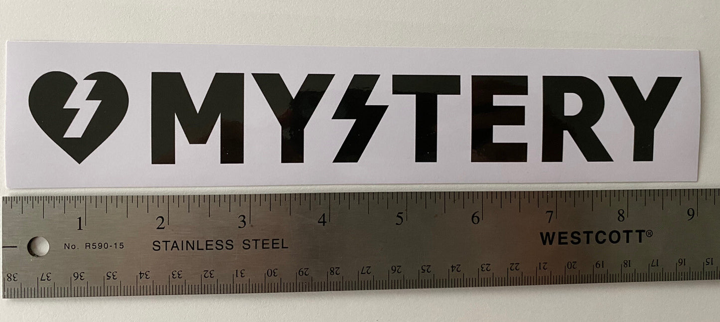 MYSTERY Skateboards Sticker Set Mystery Sticker Vintage Skateboard Sticker Bones