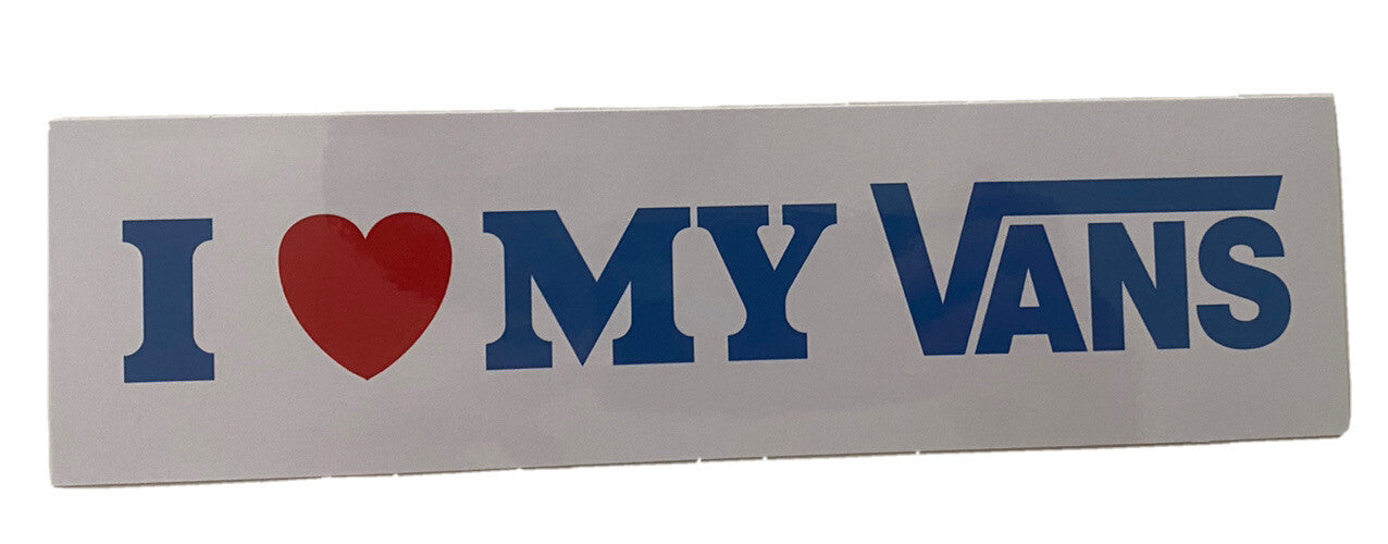 VANS STICKER 9” I Love My Vans STICKER Set VINTAGE Sticker VANS Skateboarding X