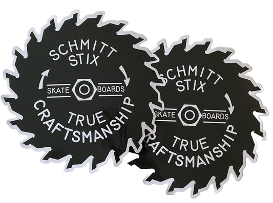 SCHMITT STIX STICKER  XL 8” VINTAGE SKATEBOARD STICKER Indy Trucks Bones Flip