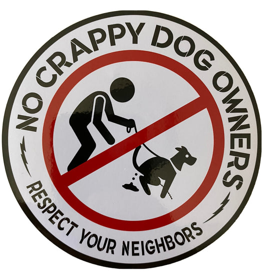 KEEP OFF THE LAWN STICKER NO DOG POOP STICKER CCTV VIDEO CAMERA STICKER SECURITY