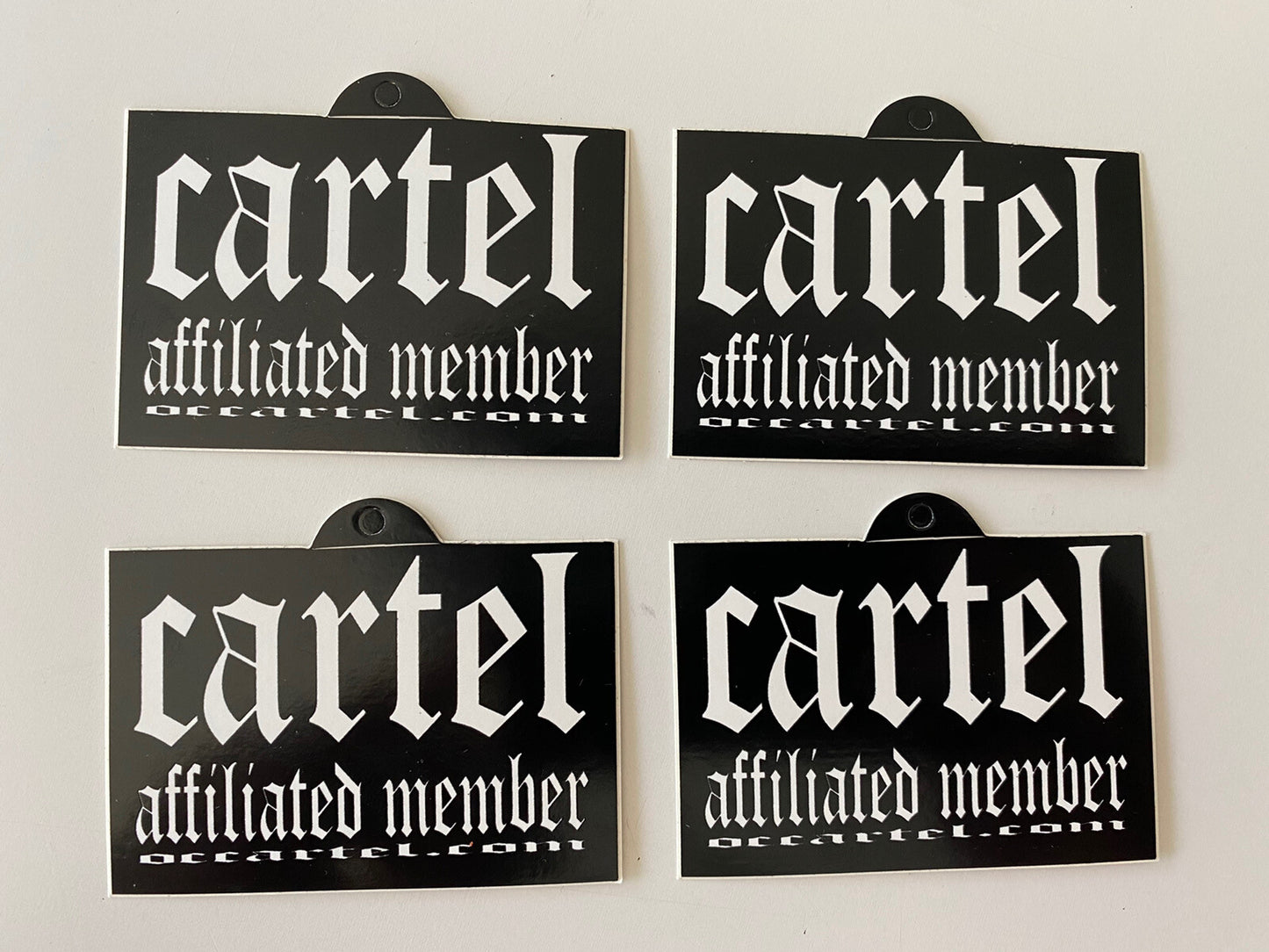 Cartel Sticker Affiliated Skate NARCOS Metal Punk RIOT Gamer Ninja GUN TRUMP WAR