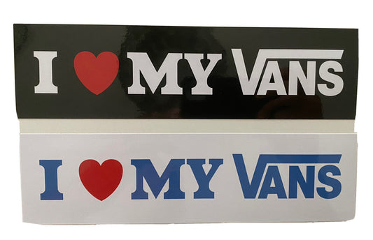 VANS STICKER 9” I Love My Vans STICKER Set VINTAGE Sticker VANS Skateboarding X
