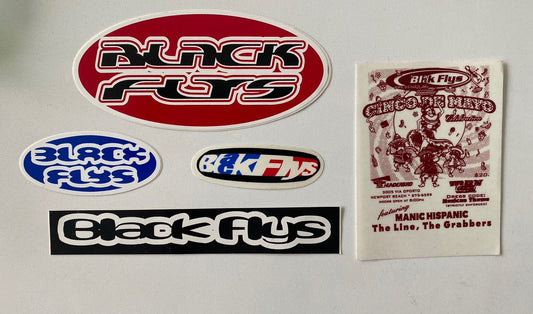 BLACK FLYS STICKERS Music Sticker Vans Sublime Mayhem T&C Lost UFC Mma Bones