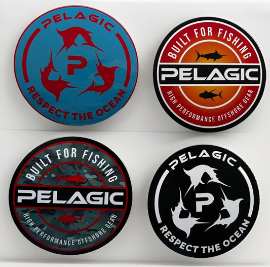 Pelagic Fishing STICKERS SIMMS Patagonia HUK Daiwa Shimano Bass Pro Aftco Orvis