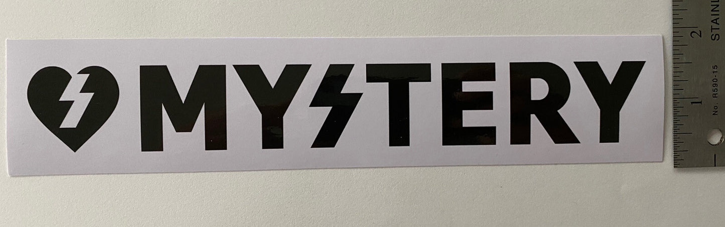 MYSTERY Skateboards Sticker Set Mystery Sticker Vintage Skateboard Sticker Bones