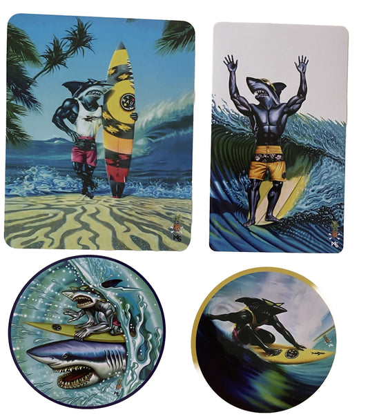 Maui And Sons Stickers VOLCOM RIP CURL HOBIE Bones Powell Redbull Monster Slater