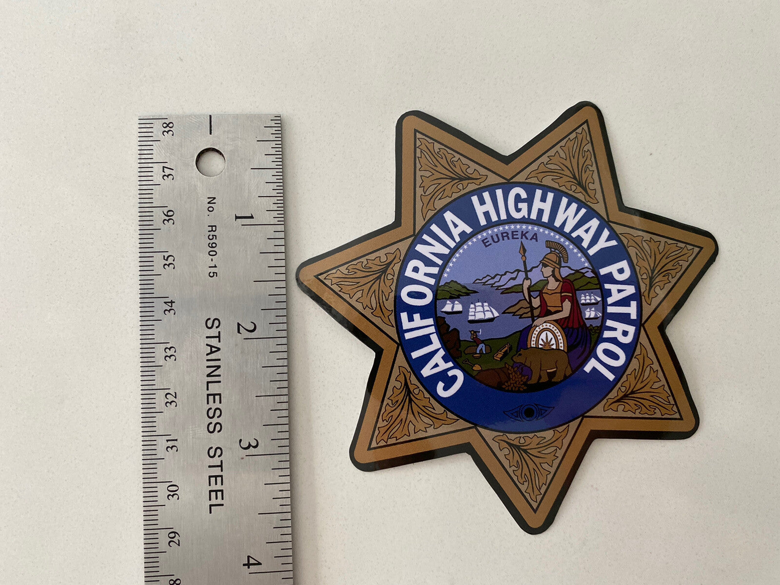 California Highway Patrol Sticker CHP BADGE STICKER 4” Cop Sticker Sheriff Decal