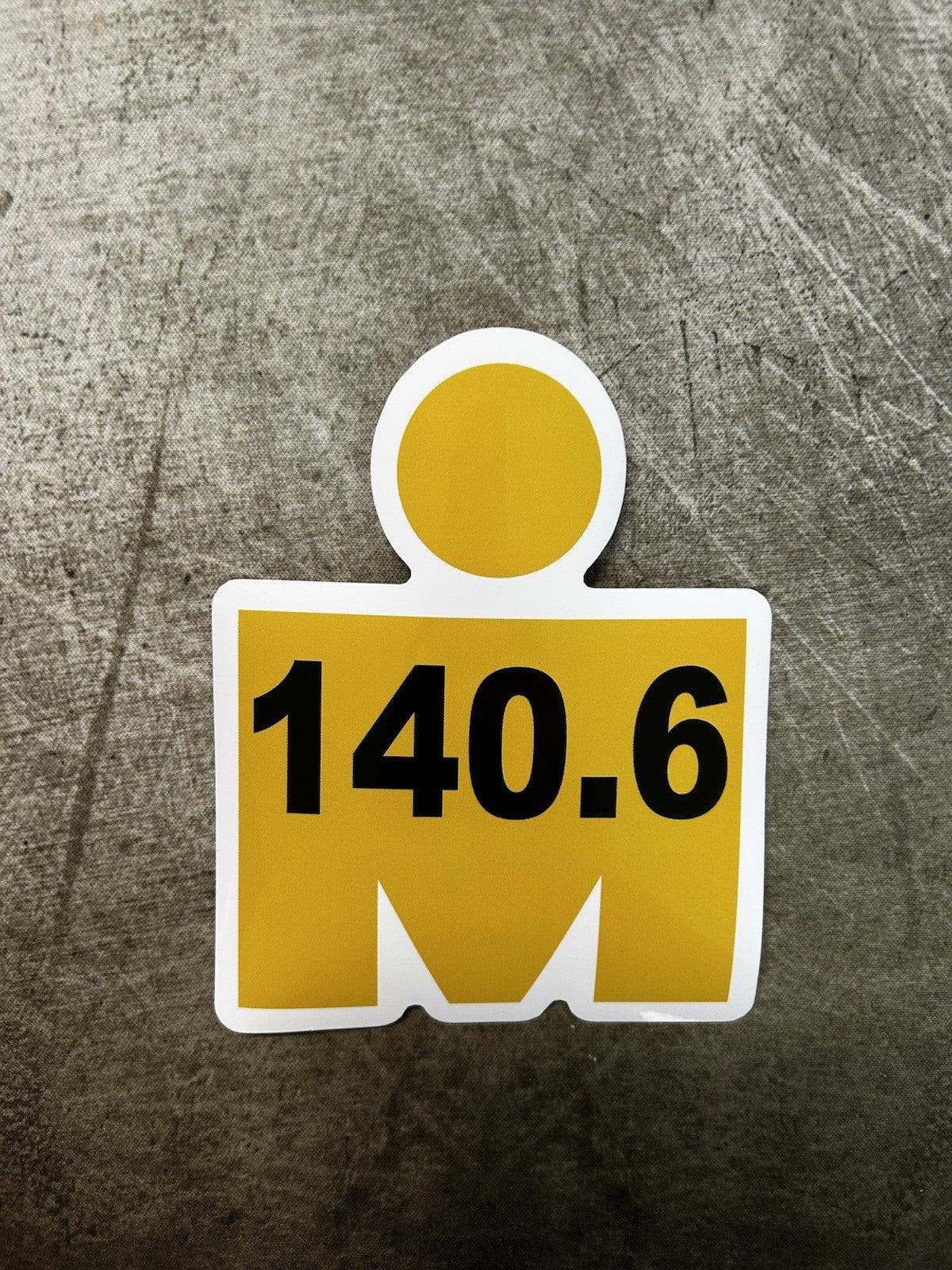 Ironman Sticker XL Set Of 2 Ironman 140.6 Running Stickers Cycling Swimming Race