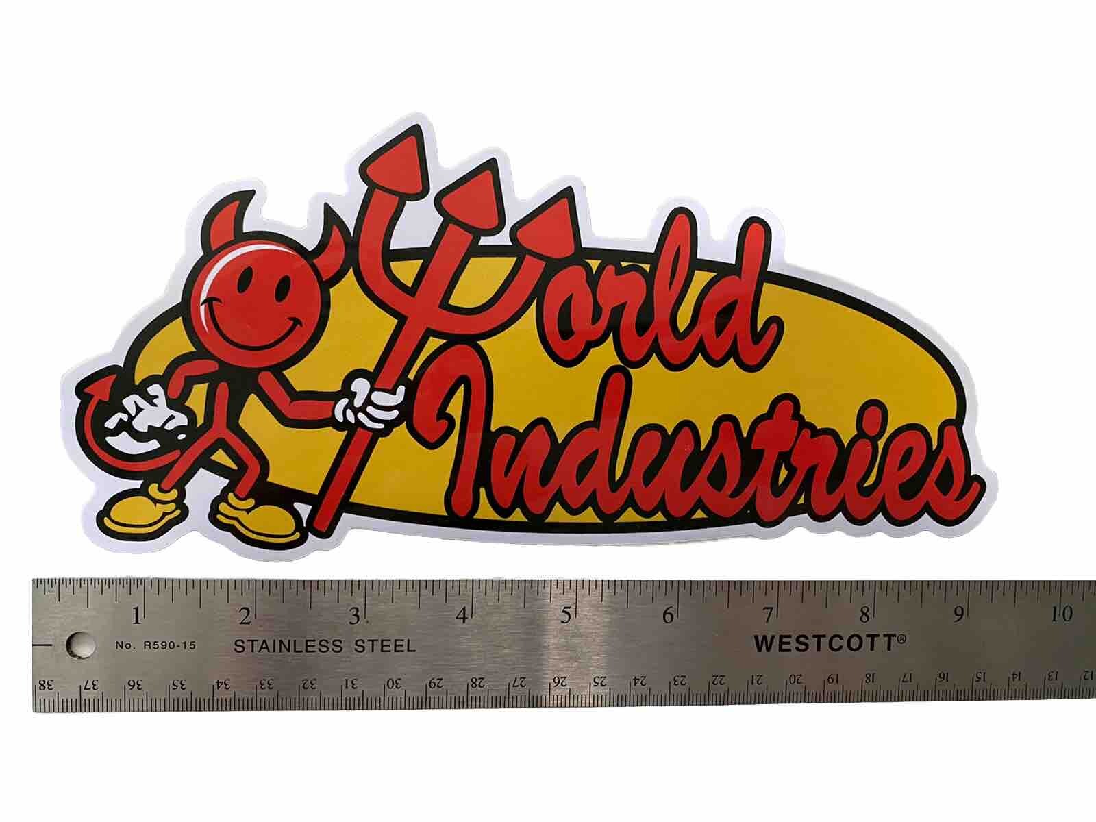 WORLD INDUSTRIES STICKER Set VINTAGE SKATEBOARD STICKER PLAN B Bones Alien Works