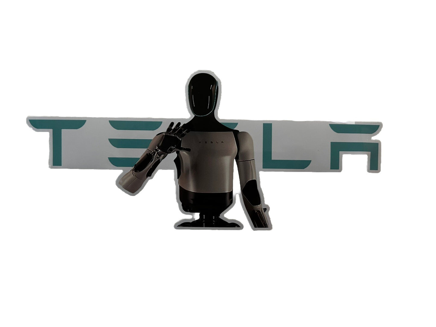Robot Tesla Stickers 9” Optimus Sticker Tesla Bot Stickers Cybertruck SpaceX Joe