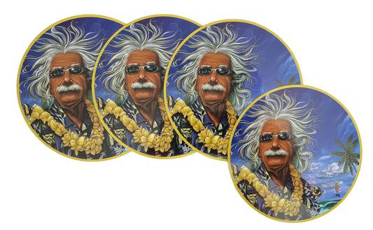 HOBIE Surfboards Sticker Set 4 Pack Old Surf Dude Vintage Surf Skateboarding Fcs