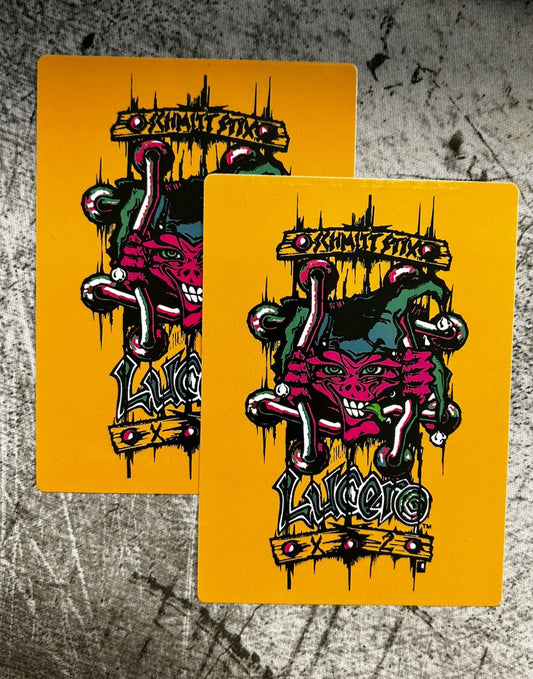 LUCERO STICKER SET VINTAGE SKATEBOARD STICKER SCHMITT STIX BONES Plan B Cruz