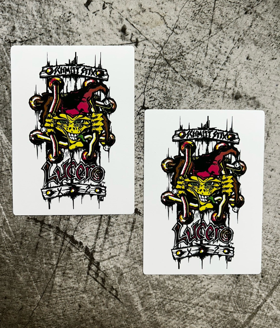 LUCERO STICKER SET VINTAGE SKATEBOARD STICKER SCHMITT STIX BONES HSTREET DGK