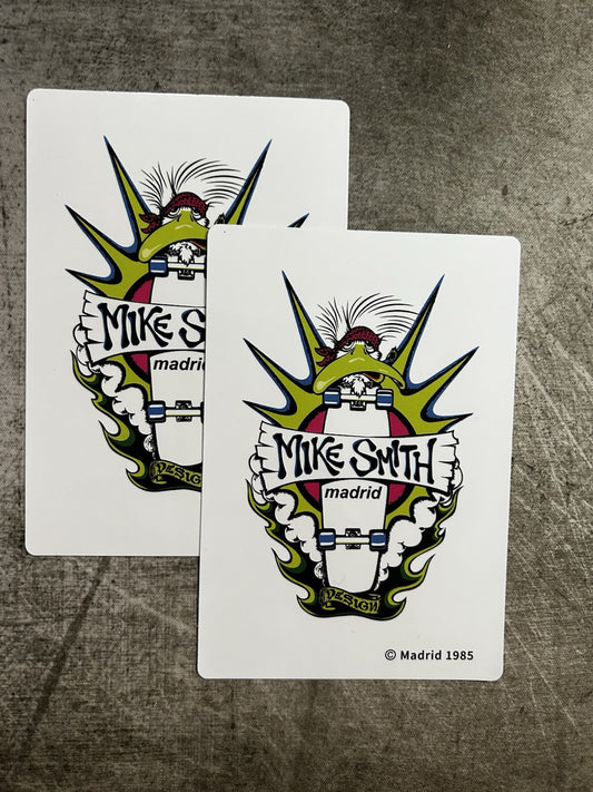 MADRID SKATEBOARD STICKERS VINTAGE SKATEBOARD STICKER SET POWELL Mike Smith G&S