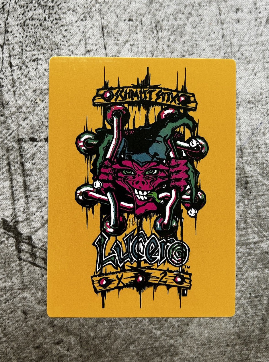 JOHN LUCERO STICKER VINTAGE SKATEBOARD STICKER  SCHMITT STIX VISION BONES