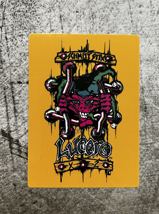 JOHN LUCERO STICKER VINTAGE SKATEBOARD STICKER  SCHMITT STIX VISION BONES