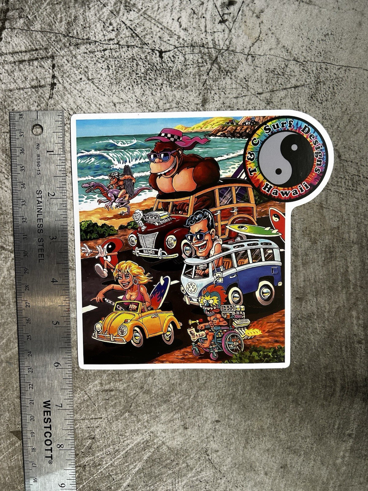 T&C Stickers Town Country Surfboards Volcom Hobie Vintage Skate Stickers Fcs